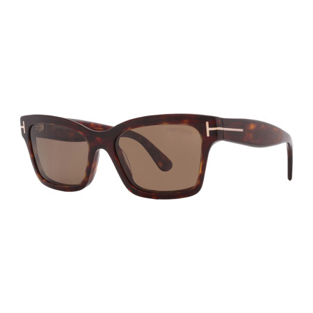 Tom Ford Women's Designer Square RX-Sunglasses FT108552H Brown Polarized Lenses M13915