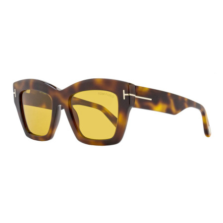 Tom Ford Women's Designer Square RX-Sunglasses FT119153E Brown Lenses M09072