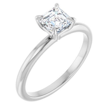Valerie 0.75 Carat Asscher Diamond Solitaire Engagement Ring ST116DNA