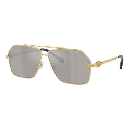Versace Men's Designer Aviator RX-Sunglasses VE228410026G Mirror Silver Lenses M12116