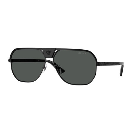 Versace Men's Designer Aviator RX-Sunglasses VE2294126187 Dark Grey Lenses M12924