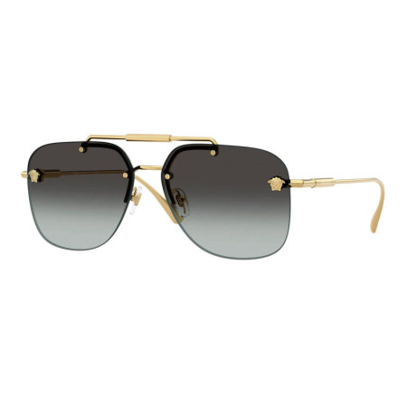 Versace Men's Designer Aviator Sunglasses VE22961002/84 Grey Gradient Lenses M12896