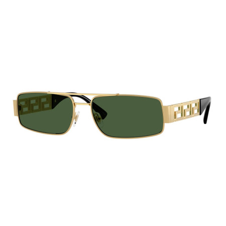 Versace Men's Designer Rectangle RX-Sunglasses VE2257100271 Dark Green Lenses M12136