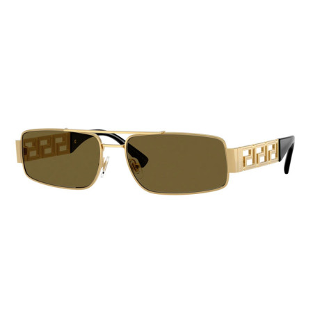 Versace Men's Designer Rectangle RX-Sunglasses VE2257100273 Brown Lenses M12137