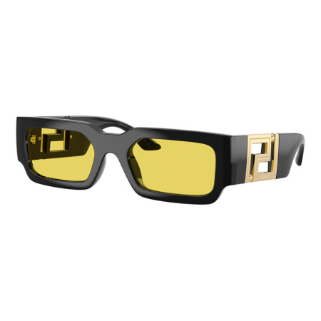 Versace Men's Designer Rectangle RX-Sunglasses VE4506UGB1/85 Yellow Lenses M14723