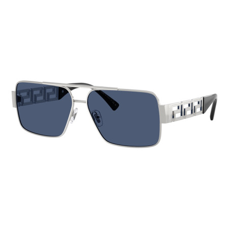 Versace Unisex Designer Rectangle RX-Sunglasses VE2290100180 Dark Blue Lenses M15110