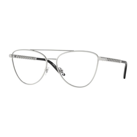 Versace Women's Designer Cat Eye Eyeglasses VE12961000/57 Clear Demo Lenses M09419
