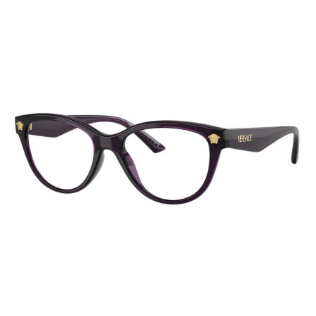 Versace Women's Designer Cat Eye Eyeglasses VE3365U5263/52 Clear Demo Lenses M13582