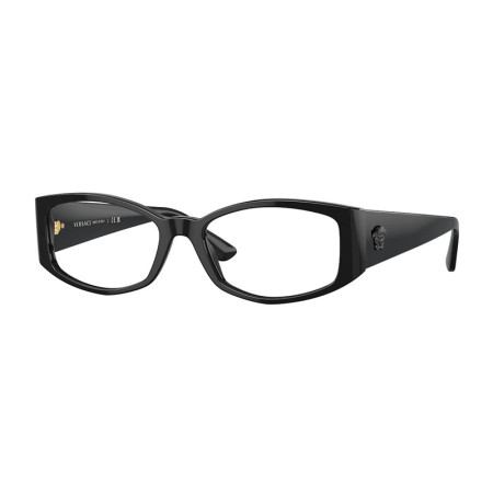 Versace Women's Designer Geometric Eyeglasses VE3343FGB1/54 Clear Demo Lenses M08949