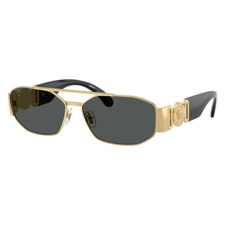 Versace Women's Designer Rectangle RX-Sunglasses VE2287100287 Metal Frame M14714