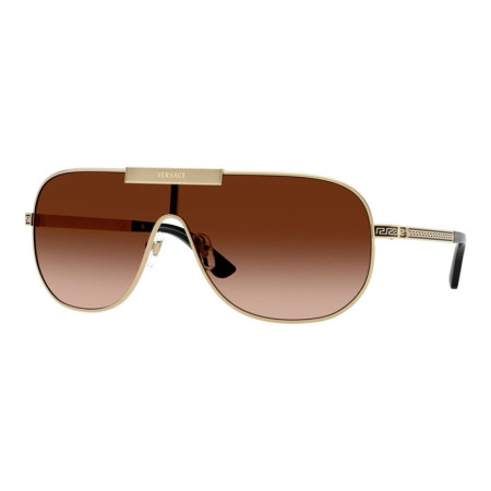 Versace Women's Designer Shield Sunglasses VE2293125213 Brown Gradient Lenses M17489