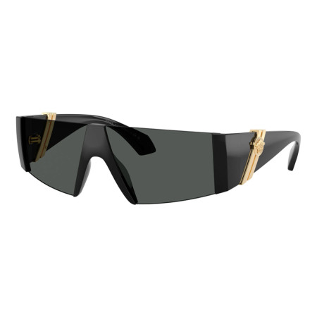 Versace Women's Designer Shield Sunglasses VE4516GB1/87 Dark Grey Lenses M15125
