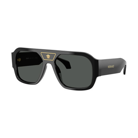 Versace Women's Designer Square RX-Sunglasses VE4508UGB1/87 Grey Lenses M17418