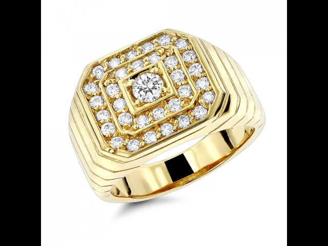YA−MAN IS-101N GOLD 2ct-white-and-yellow-diamonds-