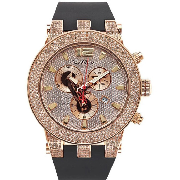 Model/Collection Name: Broadway, Movement: Swiss-Quartz, Functions: Chronograph, Date Indicator, Second Hand-Indicator, Watch Shape: Round, Case Diameter/Width: 45 mm, Bezel Material: Rose Stainless Steel, Dial: Rose, Crystal: Mineral Crystal.