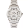 Rolex Submariner Men's Watch 40mm | Diamond Bezel | White MoP Dial with Sapphire | Oyster Bracelet (front view) img