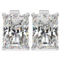 14K Gold Radiant Shape Lab-Grown Diamond Stud Earrings 4 Prong Push Back 1-10 Carats in White color  img