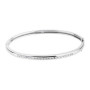 14K White Gold 1/2 CTW Natural Diamond Bangle 6 1/2in Bracelet in White color  img