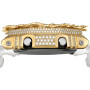 Yellow Casio G-Shock GA2100-7A Black Dial 7.50ctw Diamond Thorn Setting Watch (front view) img