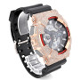 Rose Casio G-Shock GA110 5.40CT Natural Diamond Grey Dial Dual Lock Black Strap (front view) img