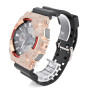 Rose Casio G-Shock GA110 5.40CT Natural Diamond Grey Dial Dual Lock Black Strap (front view) img