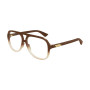 Bottega Veneta Women's Designer Square Eyeglasses BV1417O004 Clear Demo Lens (front view) img
