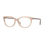 Burberry Women's Designer Geometric Eyeglasses BE23894088/54 Clear Demo Lenses (front view) img