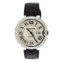 Cartier Ballon Bleu Stainless Steel Men's Diamond Watch 42mm 2ct+ Automatic Movement (front view) img