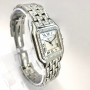 Cartier La Panthere Stainless Steel Women's Diamond Watch 29mm 3.42ct (front view) img