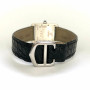 Cartier Must de Cartier Tank Sterling Silver Diamond Women's Watch 22mm ~.55ct (front view) img