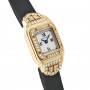 Cartier Panthere Art Deco Mini 18K Yellow Gold Women's Diamond Watch 20mm ~1.15ct (front view) img