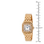 Size demonstration - Cartier Panthere Women's 18K Gold Diamond Watch | 23mm | Quartz | 0.4ct | Cream Dial near the ruler img