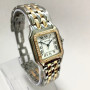 Cartier Panthere Women's 18K Gold Diamond Watch | 27mm | Quartz | 0.36ct | White Dial (front view) img