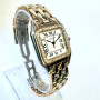 Cartier Panthere Women's 18K Gold Diamond Watch | 27mm | Quartz | 0.5ct | White Dial (front view) img