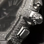 Cartier Roadster Stainless Steel Men's Diamond Watch 42mm ~7ct Automatic Movement (front view) img