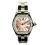 Cartier Roadster Stainless Steel Diamond Women's Watch 31mm 0.75ct (front view) img