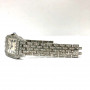 Cartier Santos Demoiselle Stainless Steel Women's Diamond Watch 20mm ~6ct (front view) img