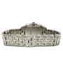 Cartier Santos Demoiselle Stainless Steel Women's Diamond Watch 20mm ~6ct (front view) img