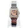 Cartier Santos Demoiselle Stainless Steel Women's Diamond Watch 20mm ~0.7ct (front view) img