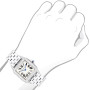 Cartier Santos Demoiselle Stainless Steel Women's Diamond Watch 26mm 1.77ct on the body img