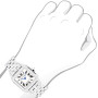 Cartier Santos Demoiselle Stainless Steel Women's Diamond Watch 26mm 6.63ct on the body img
