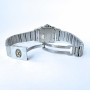 Cartier Santos Galbee 18K Gold and Stainless Steel Diamond Women's Watch 24mm 0.54ct (front view) img