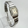 Cartier Santos Galbee Stainless Steel Diamond Women's Watch 24mm 0.69ct (front view) img