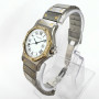 Cartier Santos Octagon 18K Gold and Stainless Steel Diamond Women's Watch 31mm ~0.50ct Automatic Movement (front view) img