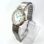 Cartier Santos Ronde 18K Gold and Stainless Steel Diamond Women's Watch 32mm 0.38ct (front view) img