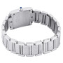 Back view of the Cartier Tank Francaise Stainless Steel Diamond Women's Watch 20mm 0.68ct img