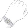 Cartier Tank Francaise Stainless Steel Diamond Women's Watch 20mm 0.68ct on the body img