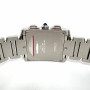 Cartier Tank Francaise Stainless Steel Women's Diamond Watch 28mm ~1ct (front view) img