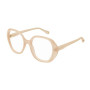 Chloe Women's Designer Square Eyeglasses CH0053O004 Clear Demo Lens (front view) img