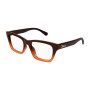 Chloe Women's Designer Square Eyeglasses CH0242O008 Clear Demo Lenses (front view) img